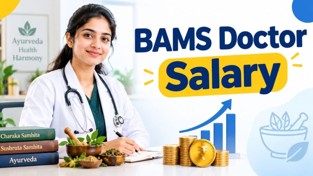 BAMS Doctor Salary in India 2026: Government vs Private Pay, Career Growth & More