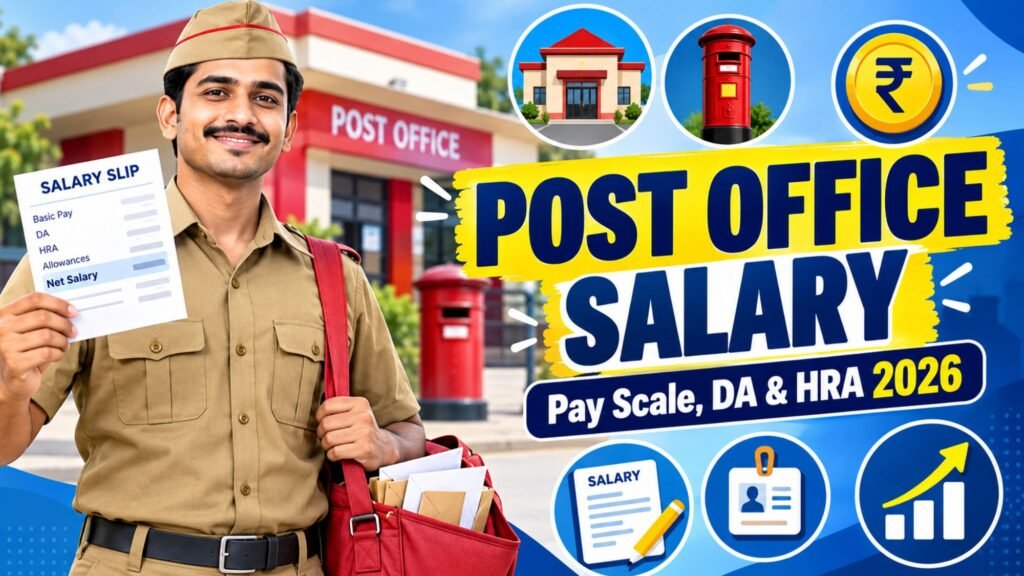 Post Office Salary 2026 Pay Scale, In-Hand Pay and How to Earn More